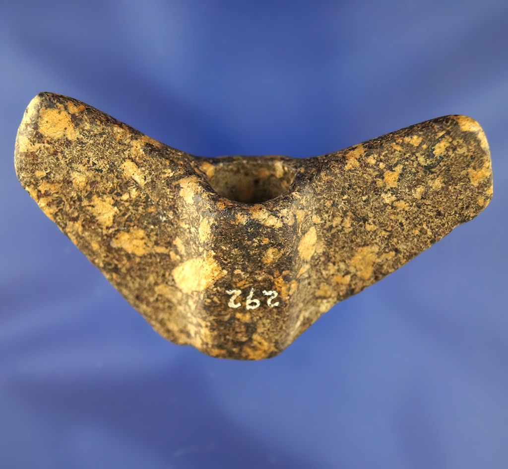 Sale Highlight! 3 1/2" Multi-colored Hardstone Banner, Iowa Co., Wisconsin. Bennett COA.