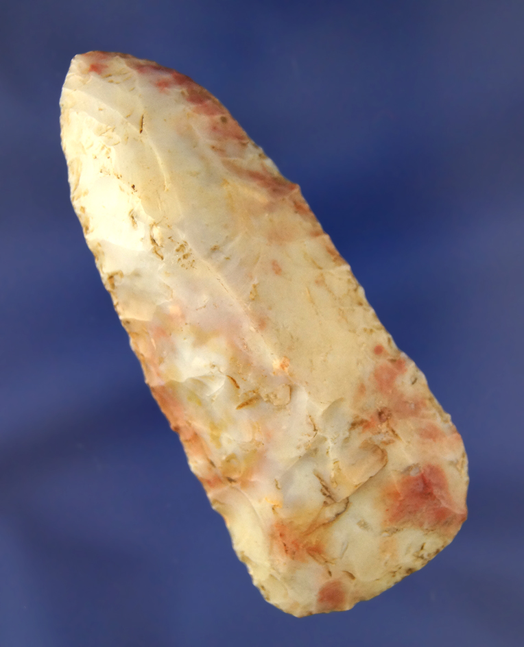 Well styled 3 3/16" Flint Ridge Flint Uniface Knife found in Clark Co., Ohio.