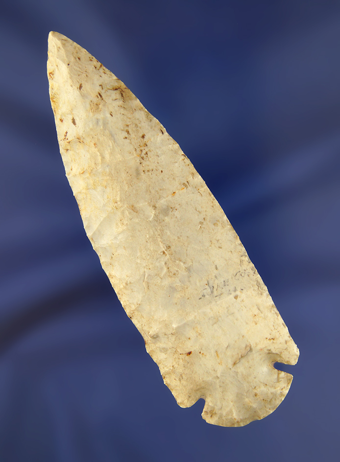 4 1/2" Well styled and nicely patinated Dovetail found in Illinois.