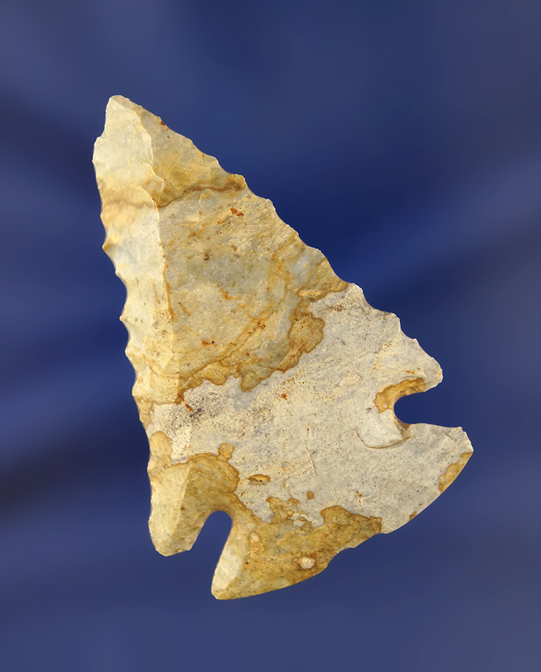 2 7/16" Notched Base Beveled Dovetail found in Champaign Co., Ohio.