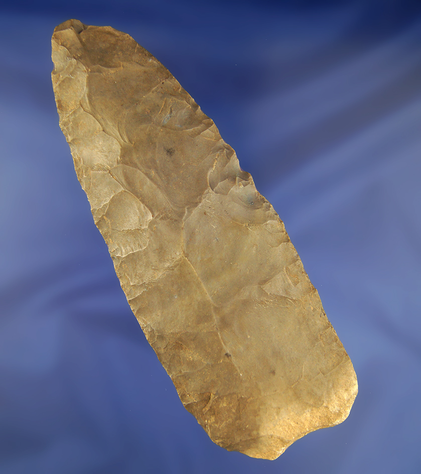 One of two Blades found together as a Cache in Kentucky, 7 1/8" long. (found with lot 399)