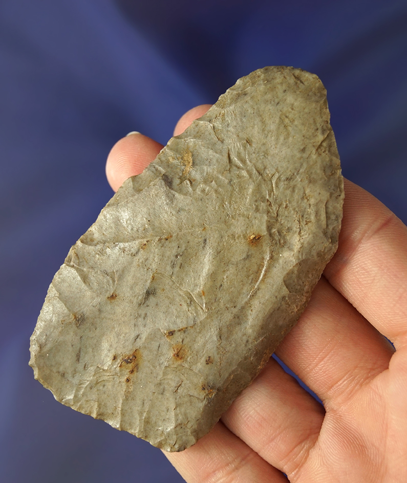 3 5/16" Paleo Knife found in Jersey Co.,  Illinois.