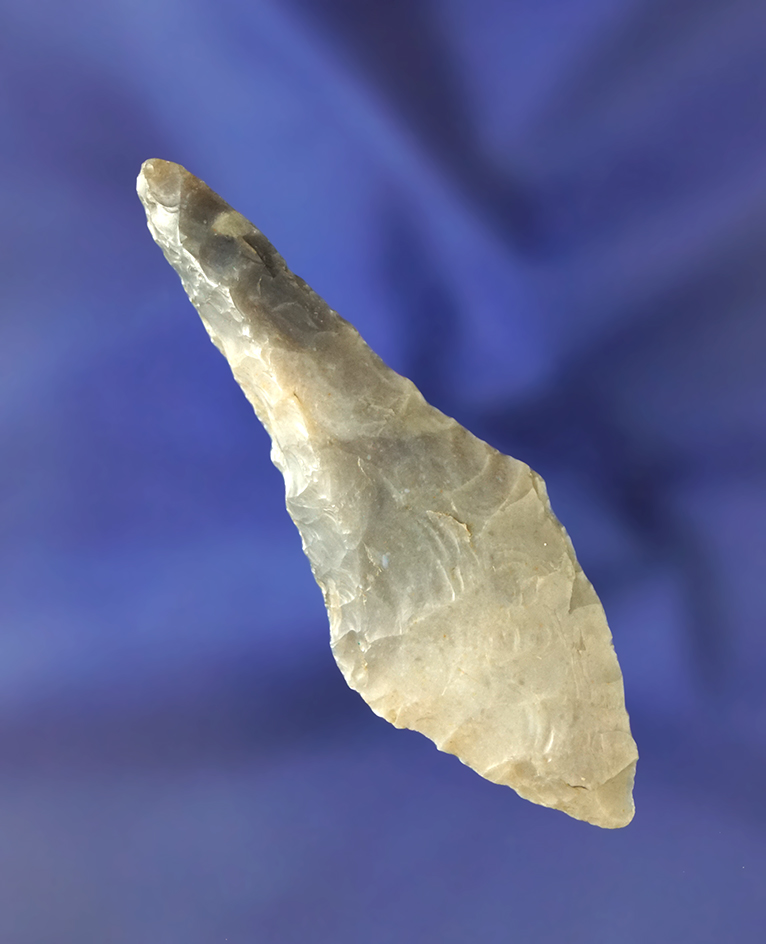 Very unique 2 9/16" Harahey Knife reduced to a Drill form found in New Mexico.