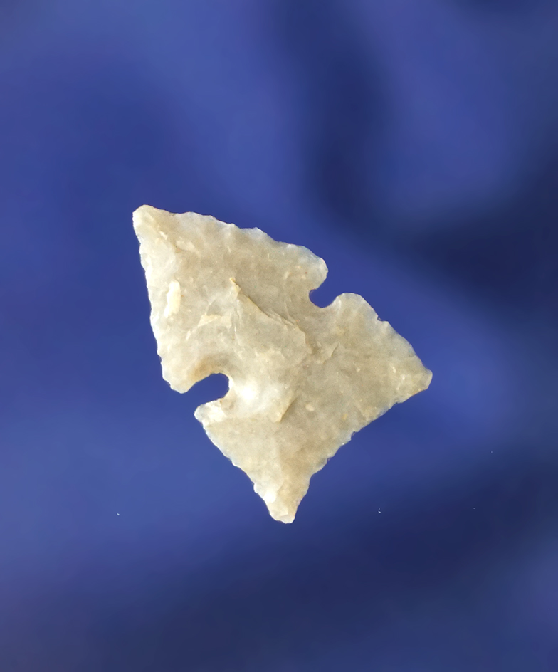 3/4" Washita point found by M. D. Lisbon in the Panhandle area of Texas.
