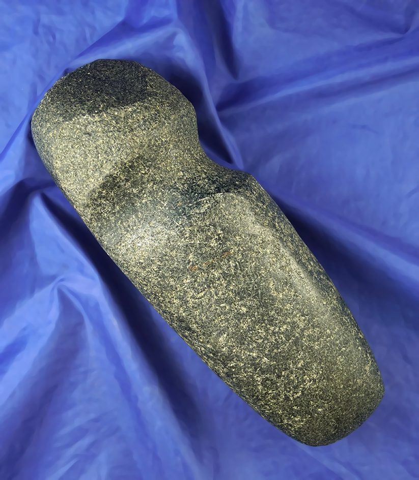 Nice! 8 1/2" long 3/4 grooved Hohokam Axe found in Arizona in excellent condition.