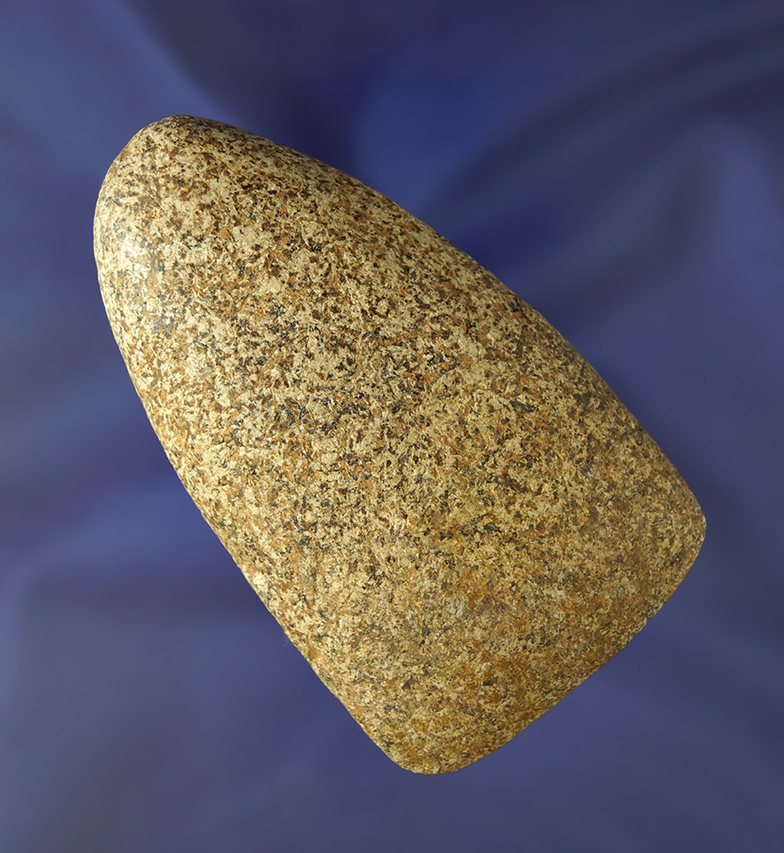 Good color on this 3 7/8" Adze found in Mercer Co., Ohio.