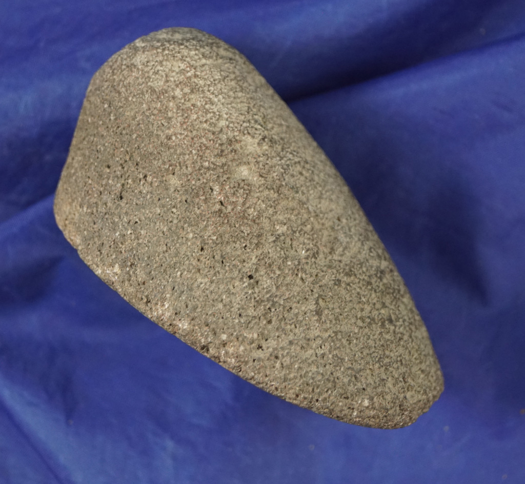 3 5/8" Manno which was heavily used in ancient times found near Tule Lake California.