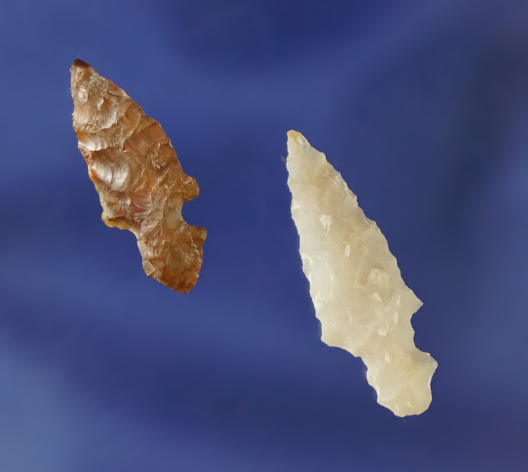 Pair of Klickitat Daggers found by Kaye Don Bruce near the John Day Rapids, Klickitat Co., WA.