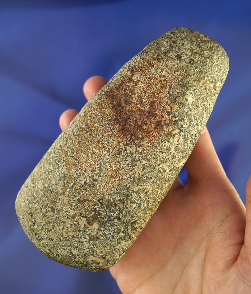 5 1/4" heavily patinated Hardstone Celt - nice bit found in southern Ohio. Ex. Donald E. Hadley