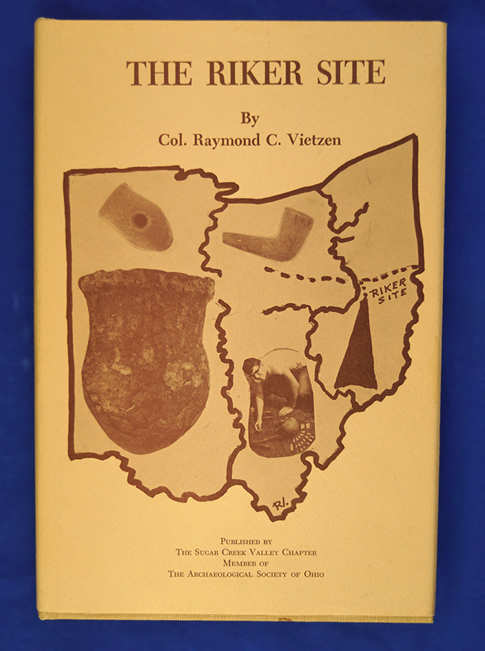 Hardback Book: The Riker Site by Col. Raymond Vietzen, 207 pages.