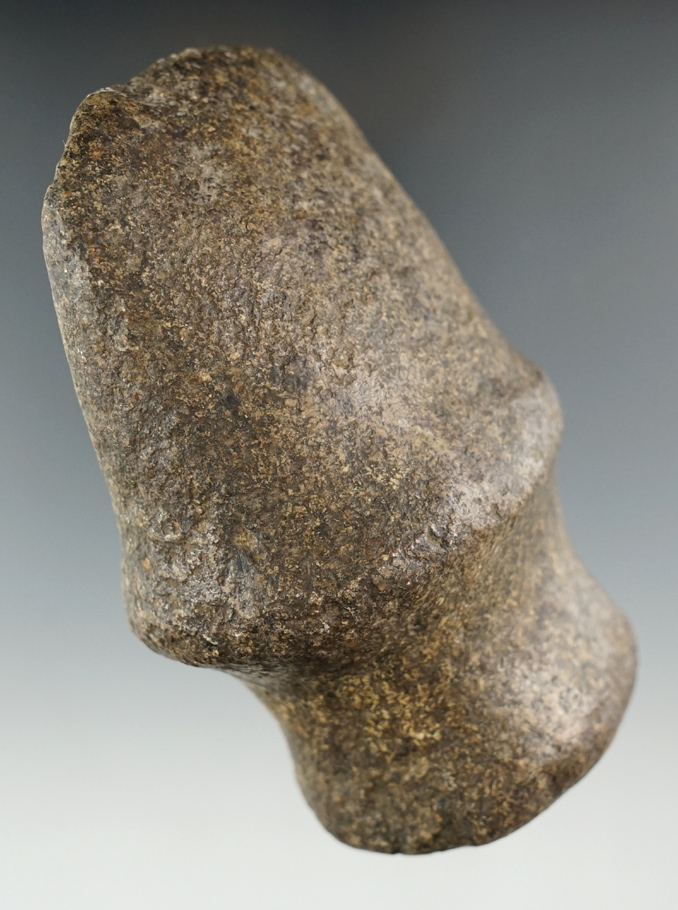 4" Full Grooved Axe found in Lenawee Co., Michigan.