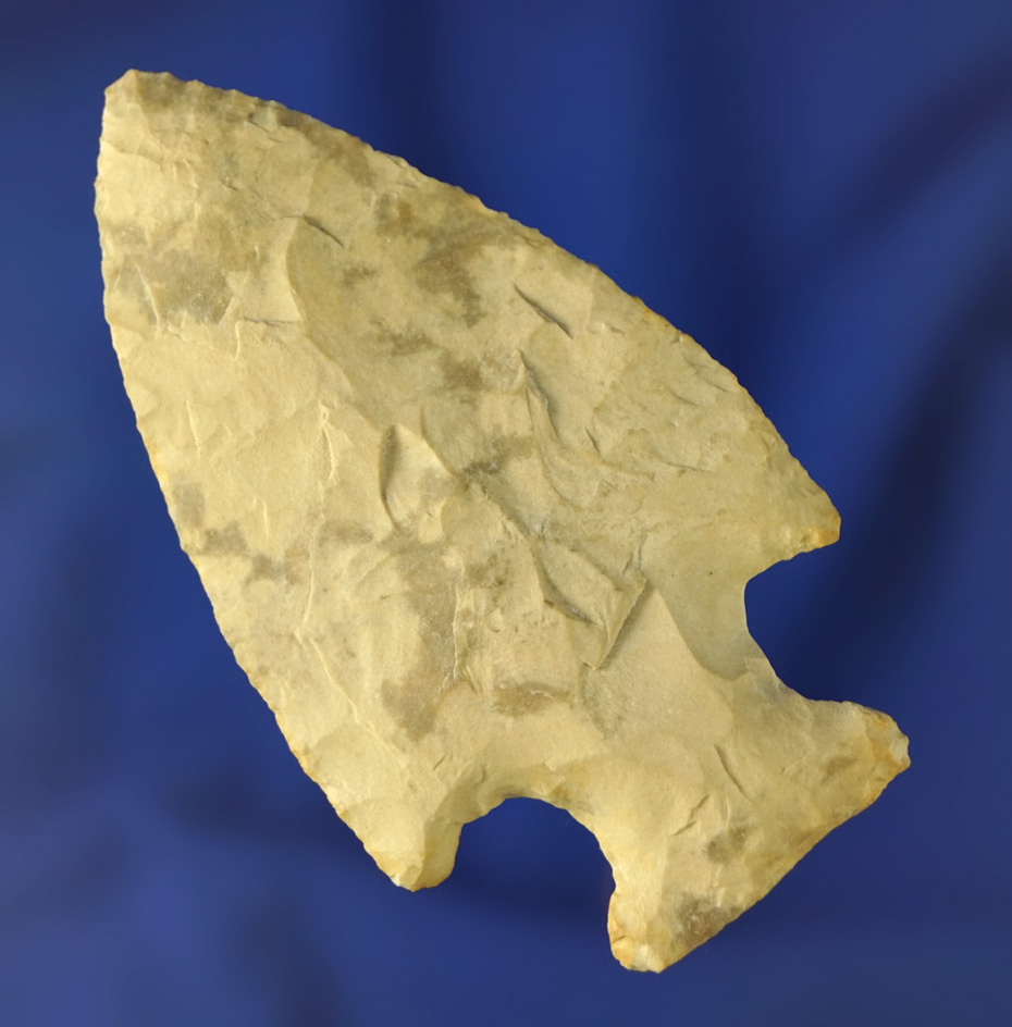 2 11/16" well flaked Motley point found in Wilson County Texas. Comes with a Rogers COA.