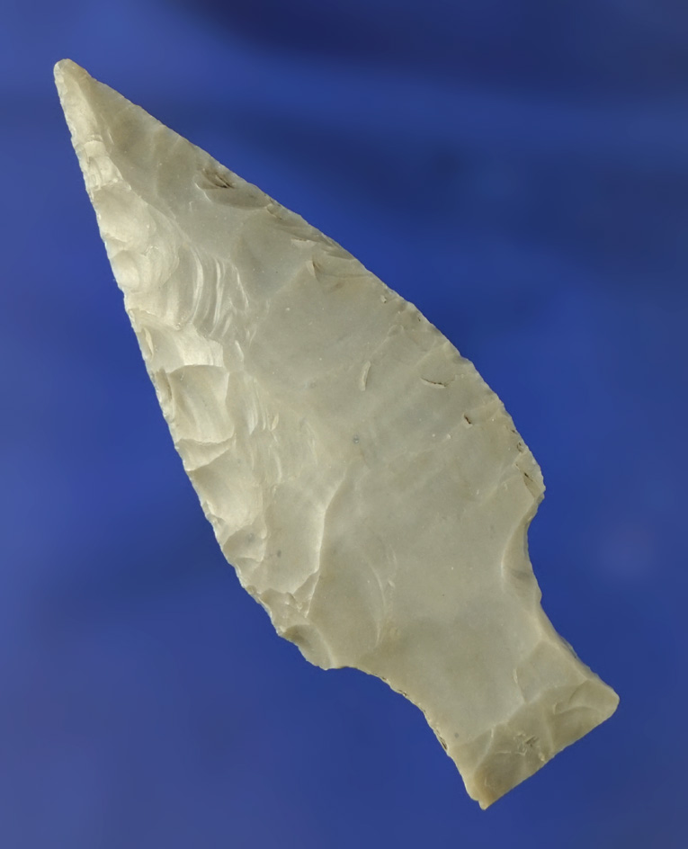 Classic style beveled stem on this 2 3/4" Nolan found in Texas. Ex. Wallace Culpepper, Ferrell