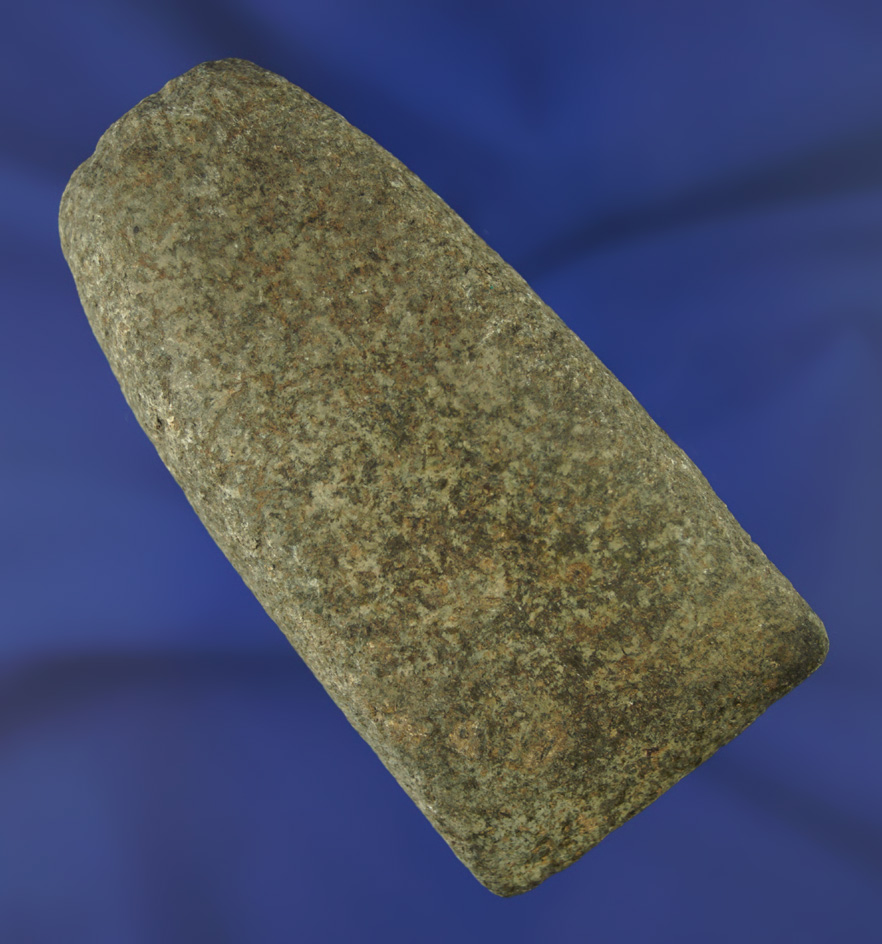 3 5/8" Hardstone Celt with an excellent bit and nice use polish found in Ohio.