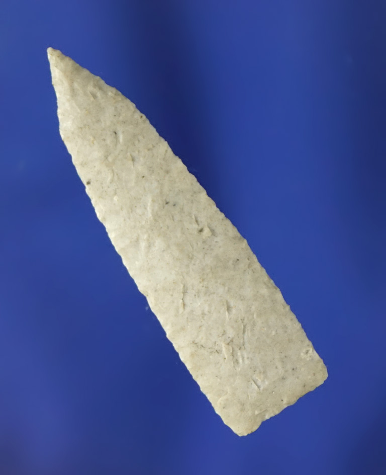 1 1/2" Guerrero point found in Arkansas that is very thin with excellent flaking.  Bennett COA.