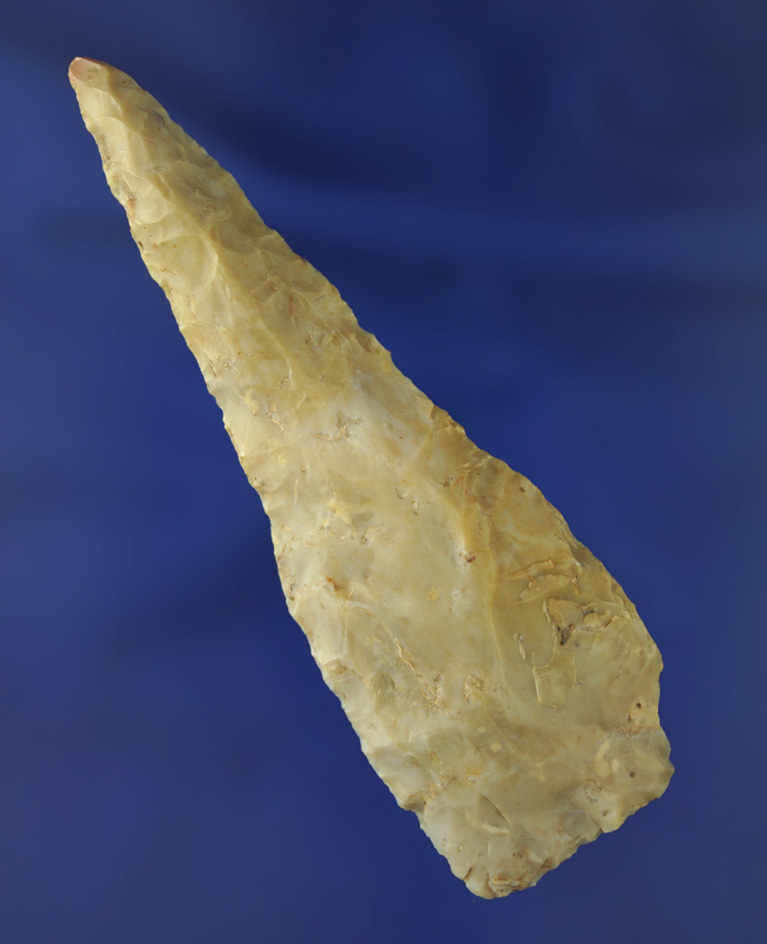 3 5/8" Flint Ridge Flint Drill found in Ohio.