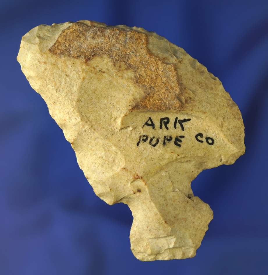 Very unique well styled 2 15/16" Tang Knife found in Arkansas.