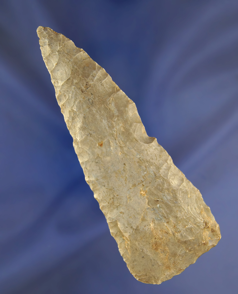 4 3/4" Triangle Knife that is well patinated found in Michigan.