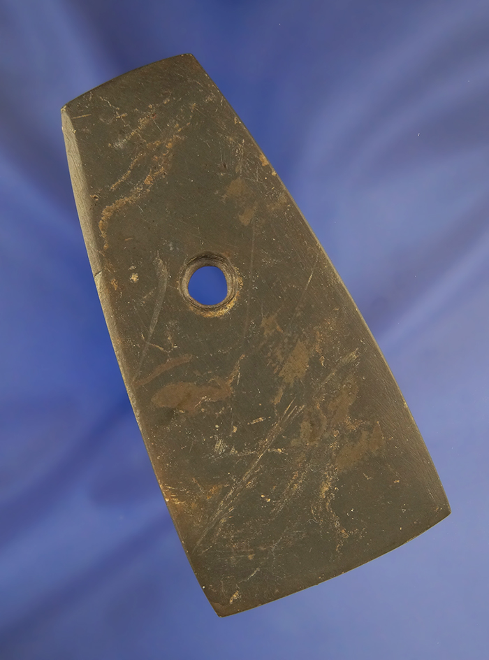 4 1/8" Trapezoidal Pendant found in Montgomery Co.,  Ohio.