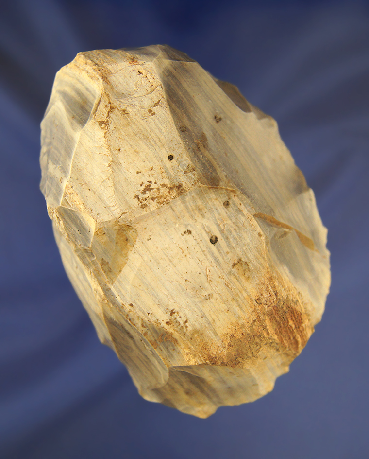 Large! 4 3/4" Flint Core found in Perry Co.,  Indiana.