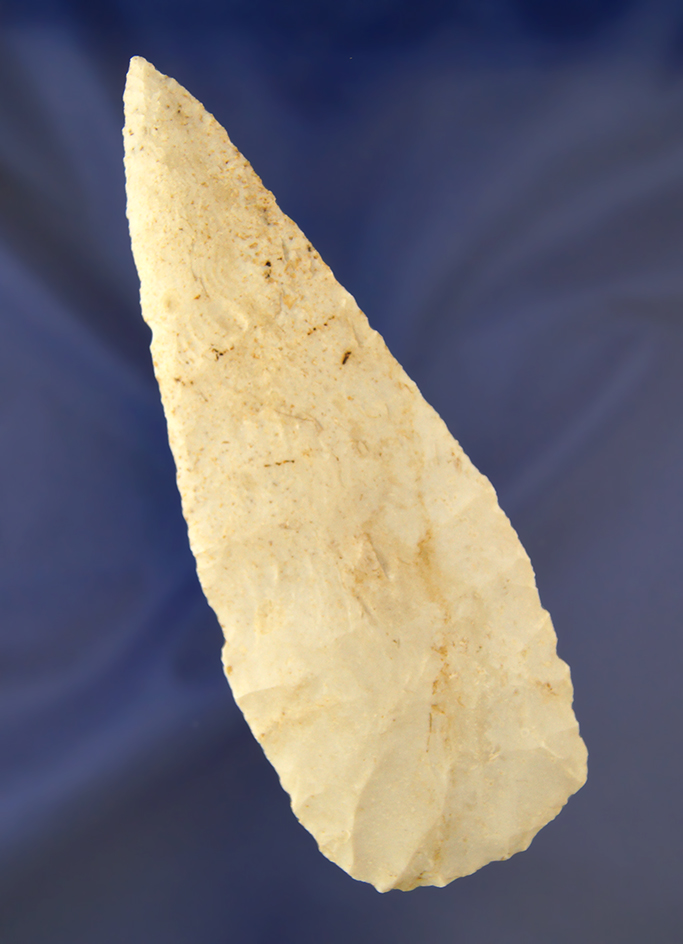 6 1/16" Burlington Blade found by Cleve Huff on his farm in Fulton Co.,  Illinois.