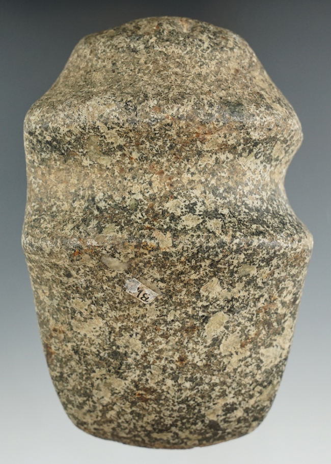 Very well defined 5" Long 3/4 Grooved Hardstone Axe. Ex. William Waigle.