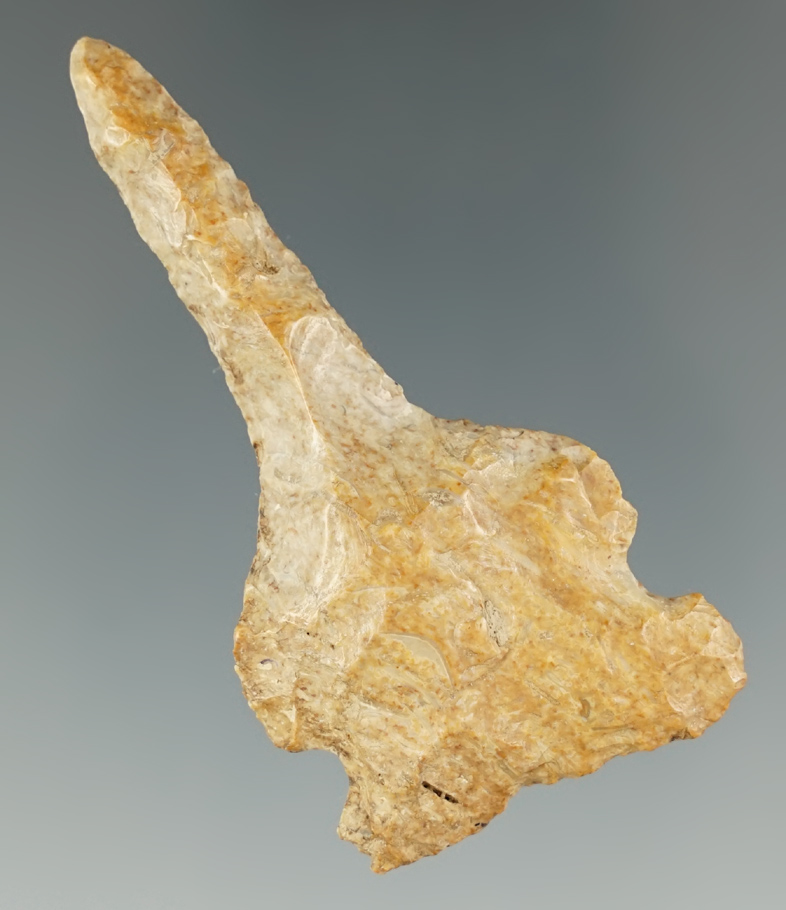 2 9/16" Sidenotch Drill found in Adams Co., Ohio. Ex. Lester Tolliver, Doug Hooks, Eric Wagner