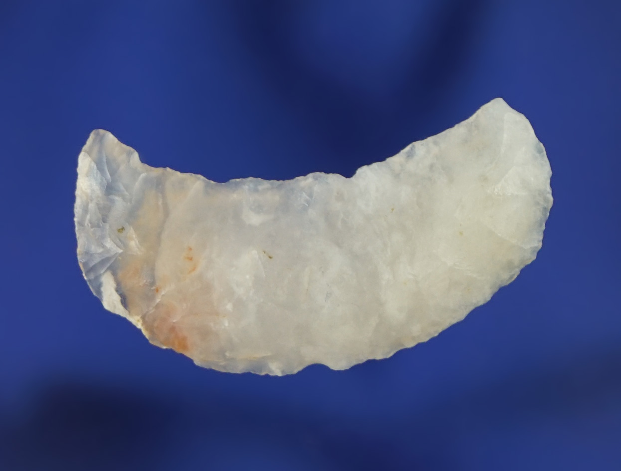 1 1/8" translucent agate Crescent found in New Mexico.