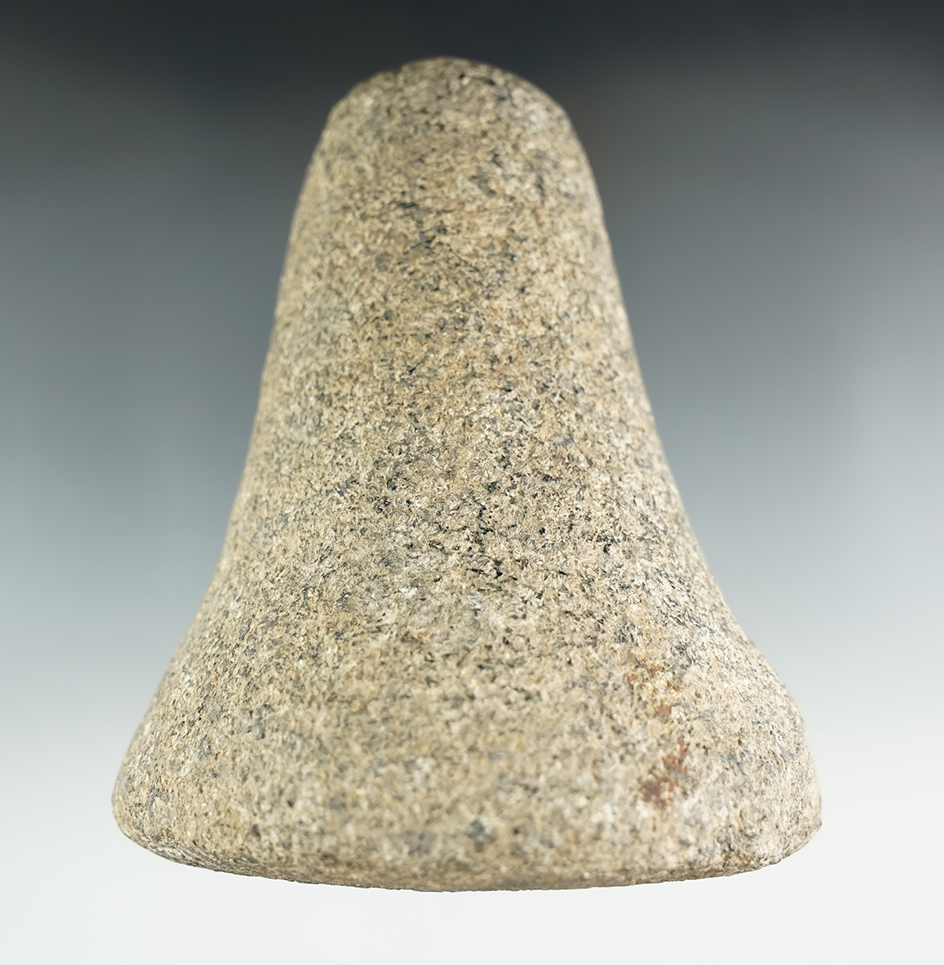 4 9/16" Bell Pestle found in Lenawee Co., Michigan.
