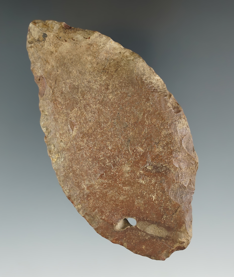 4 3/16" heavily patinated Knife found in Lenawee Co., Michigan.