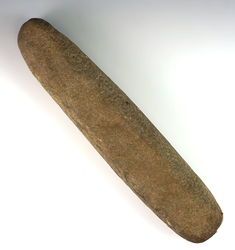 Large 11 3/4" Roller Pestle found in New York.