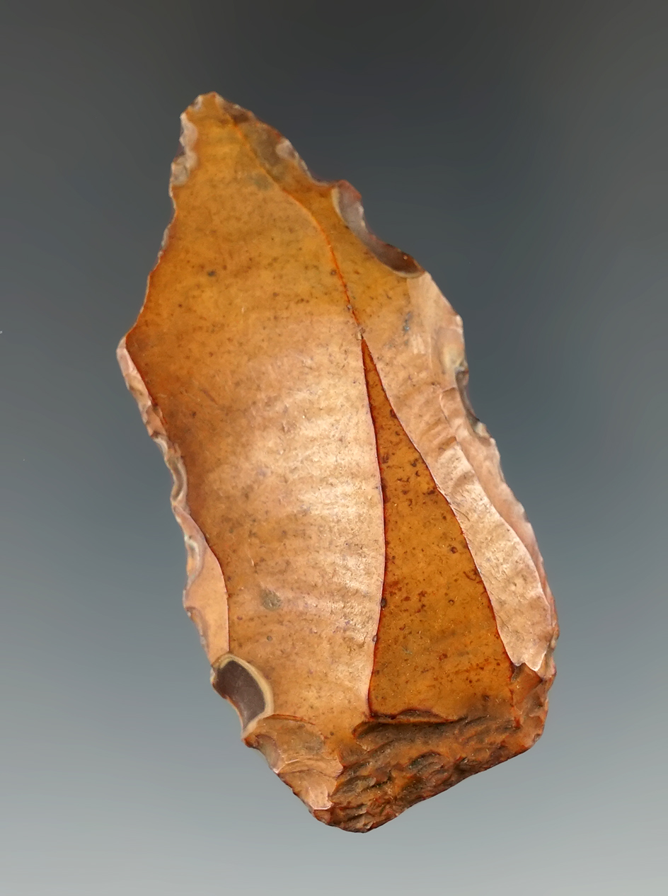 2 3/8"  Mid-Paleolithic Flaked Tool from Egypt circa 85-55,000 BP. Ex. Henry S. Taylor, Bill Marano.