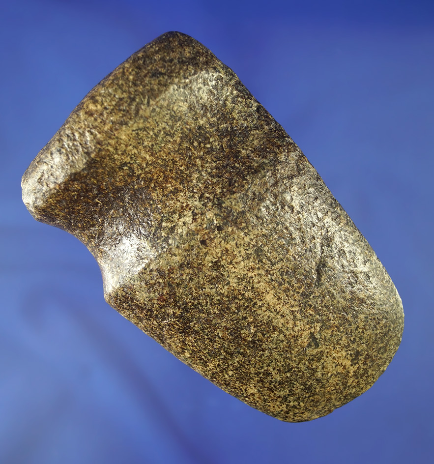 Well defined 4 13/16" Long 3/4 Grooved Axe found in Delaware Co., Ohio. Ex. Sims Collection.