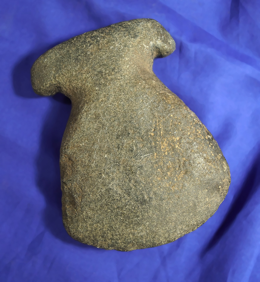 Nicely styled 4 5/8" Inca T-Axe found in Peru that is well patinated.