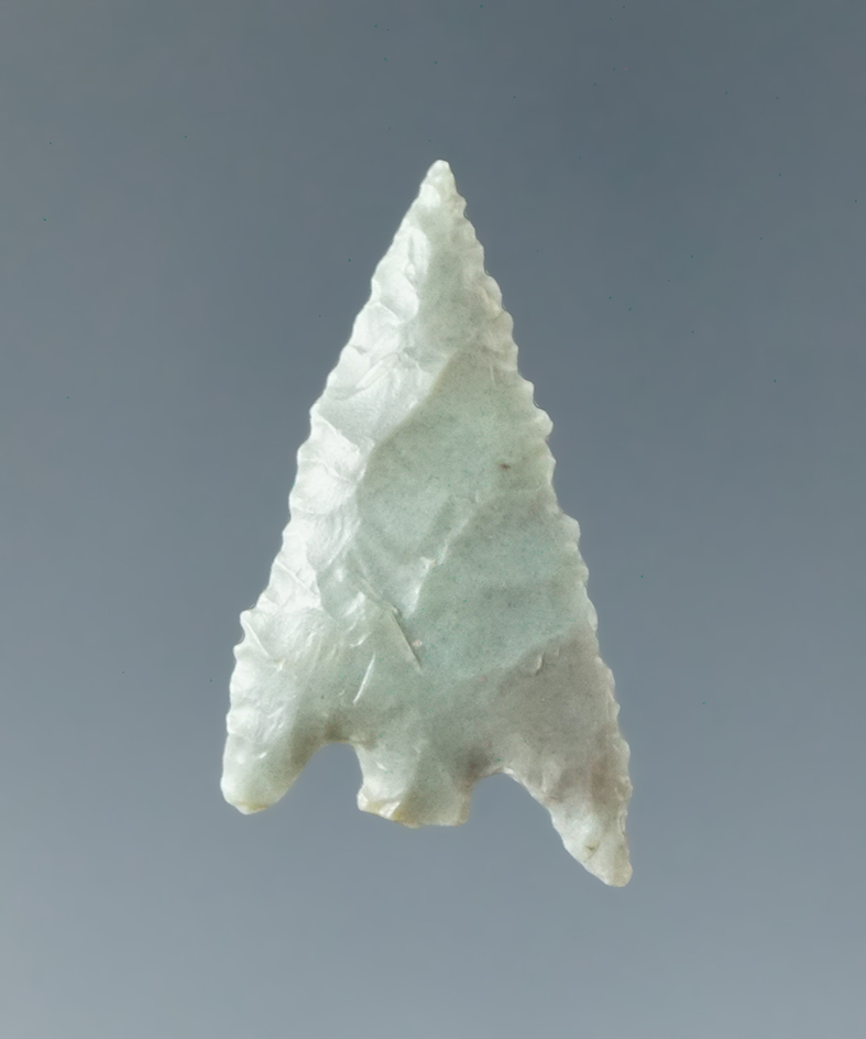 Ex. Museum! 1" Gunther made from blue/green Franciscan chert found in northern California.