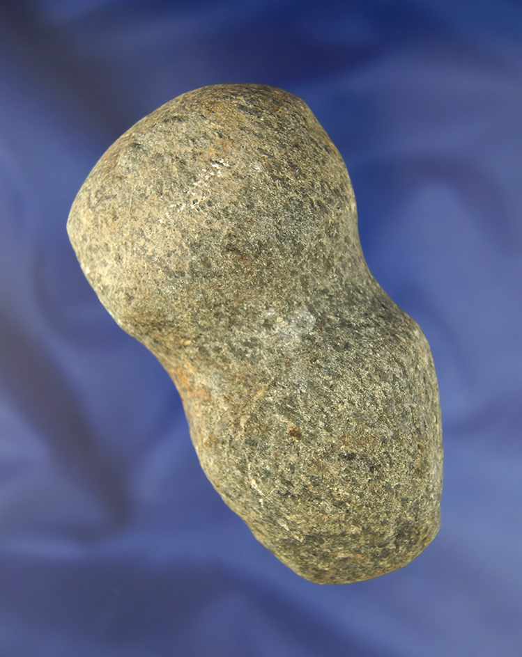 3 7/8" long 3/4 grooved Hammerstone found in Ohio.