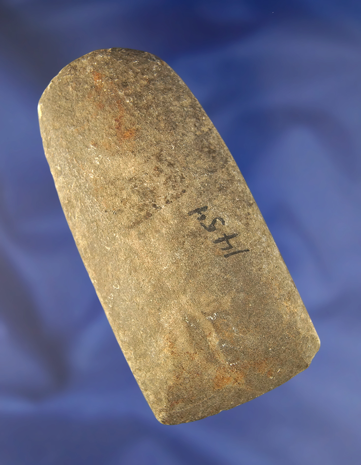 Well polished and nicely styled 3 7/8" Hardstone Celt found in Ohio.