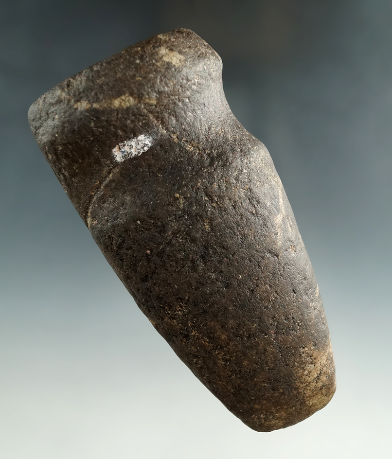 5 1/16" Long 3/4 Grooved Poll Axe found in Wood Co. Ohio.