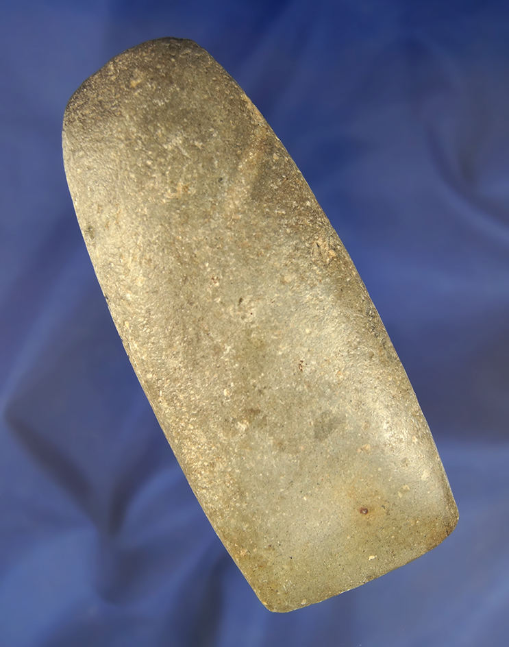 Excellent polish and age on this 5" Celt found in Richland Co., Ohio.  Ex. Meuser.