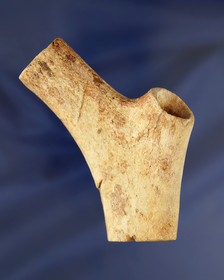 Exceptionally rare! 3 3/4" Antler Pipe found in Limestone  County Alabama. Pictured