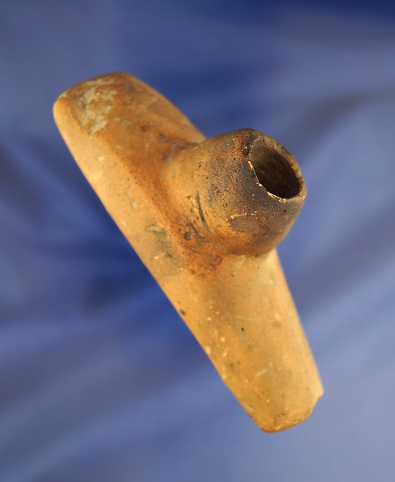 3 7/8" Clay Pipe found in Tennessee.