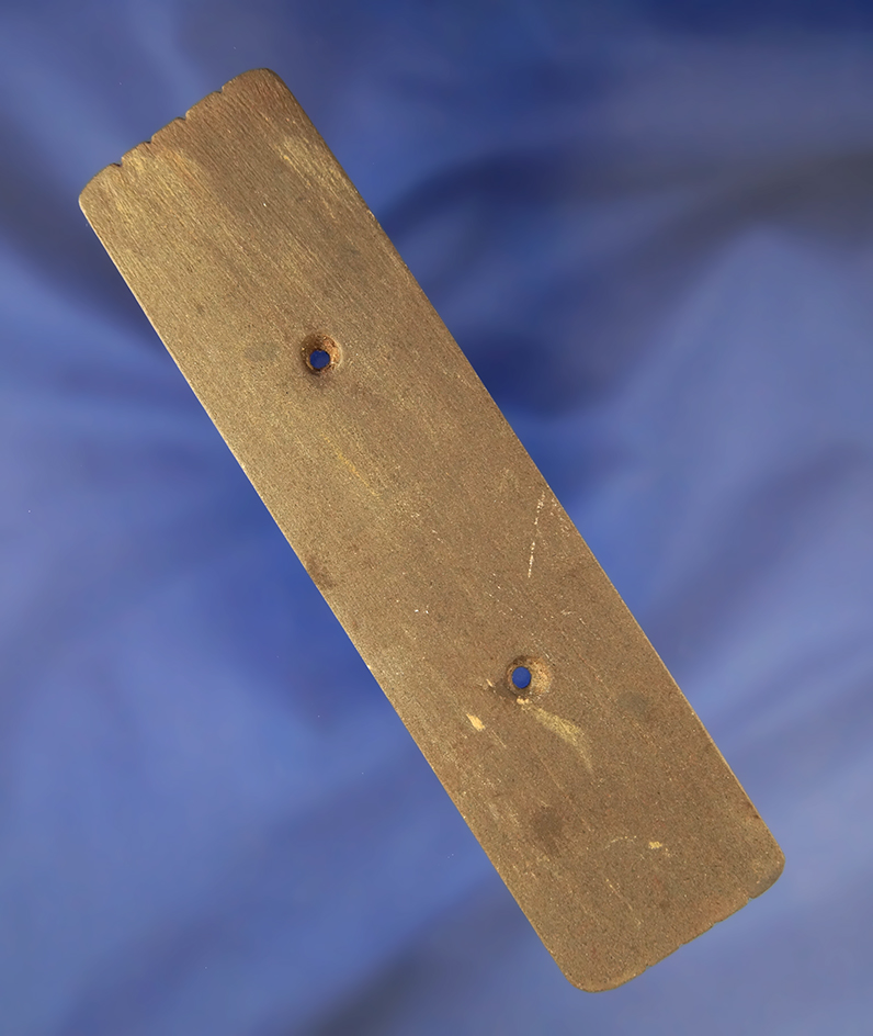 4 7/8" tallied slate Gorget found in homes County Ohio.