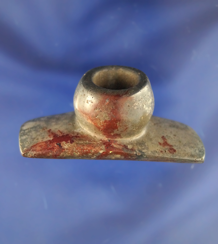 Very nice and well polished 2 7/16" Pipestone Pipe found in Ohio