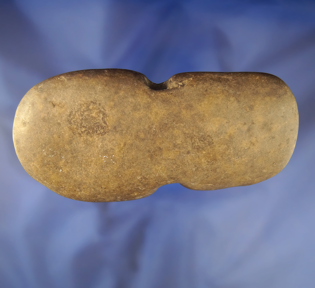 5" Winged Bannerstone  found in Ohio.  Ex. Wehrle, Glenn Collections.  Pictured in Who's Who #2.