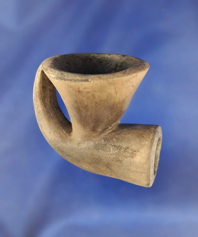 Very Nice! 2" historic era clay pipe.