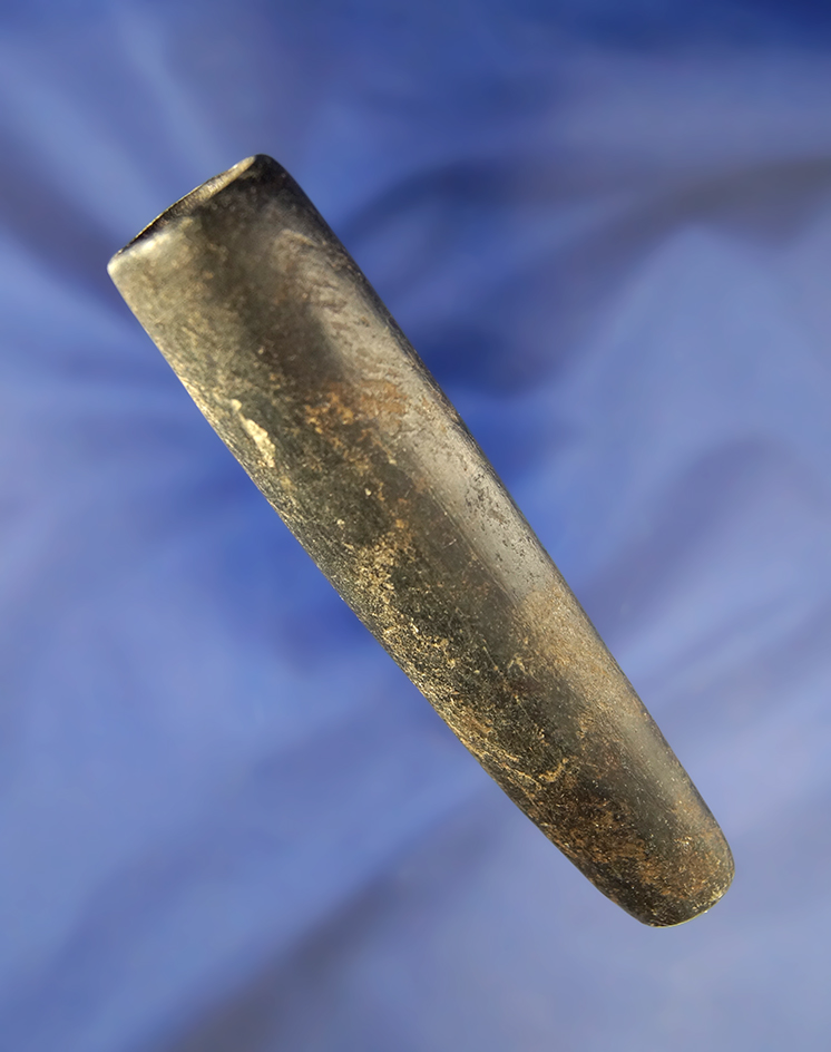 Exceptional! 4 11/16" Adena Tube Pipe found in southern Ohio- excellent condition with great patina.