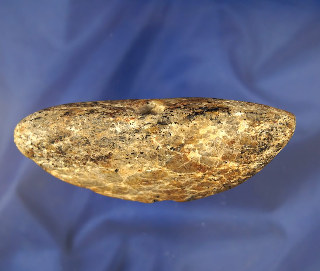 4 3/4" Chlorite Wing Bannerstone found in St. Charles Co., Missouri.   Bennett COA.