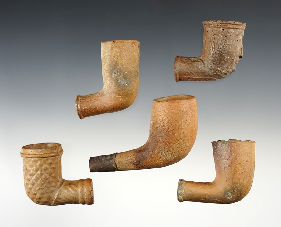 Set of 5 Historic Trade Pipes in good condition.