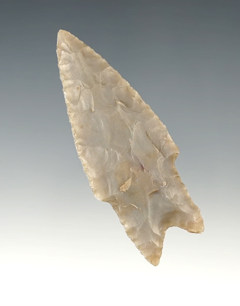 Nicely made 2 11/16" Texas Pedernales. Ex. Ferrell collection.