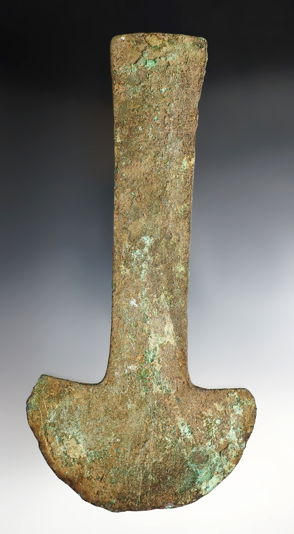 8 7/8" Copper Tumi Knife - Northeast coast of Peru. Vicus Culture: Piura Valley: 100-700 A.D.